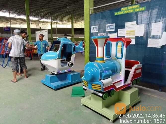 kereta mini karakter odong odong mobil - mandi bola mainan koin