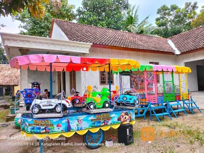 kereta mini karakter odong odong mobil - mandi bola mainan koin