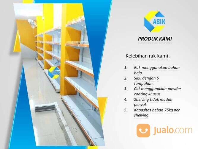 perlengkapan & peralatan rak minimarket dan toko termurah
