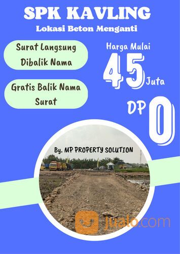 Tanah Kavling Tanpa DP 0