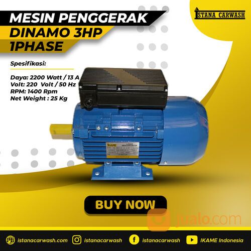 DINAMO 3 HP, 1 PHASE IKAME