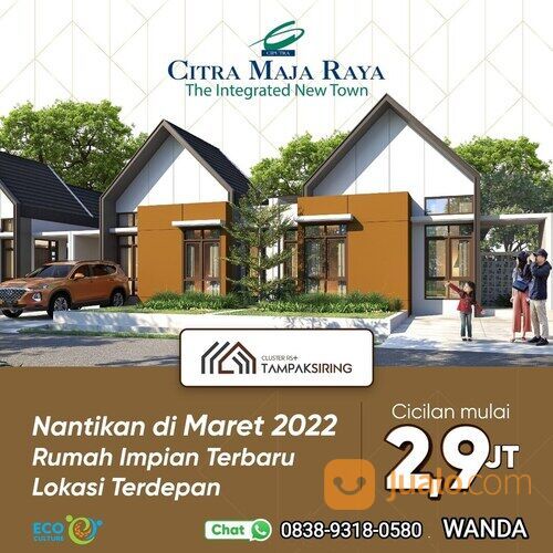 Cluster tampak siring. Launching maret 2022. Citra maja raya