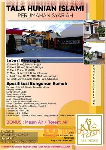 Perumahan Bogor Tala Residence