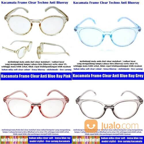 Kacamata Blue Ray Lens Frame Original Kuning