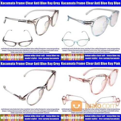 Kacamata Blue Ray Lens Frame Original Kuning