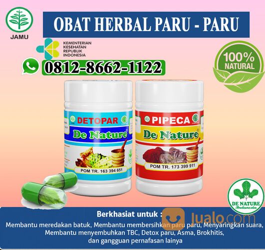 Obat Paket Herbal Ampuh Obat Penyakit Paru paru Basah / Kering Herbal De Nature