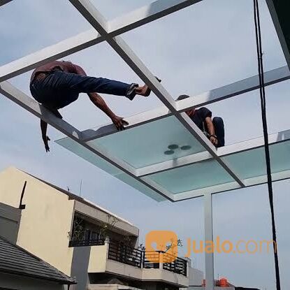 Kanopy Atap Kaca Tempered