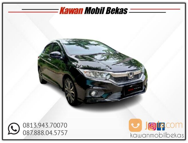 HONDA CITY 1.5 E CVT AT 2017 HITAM kondisi mobil istimewa bergaransi dan dijamin siap pakai