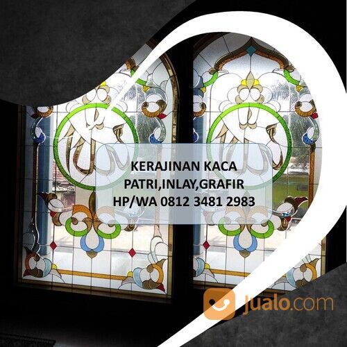 TERLARIS, KACA PATRI | KACA INLAY | KACA GRAFIR | GEREJA LAMPUNG HP/WA : 0812-3481-2983