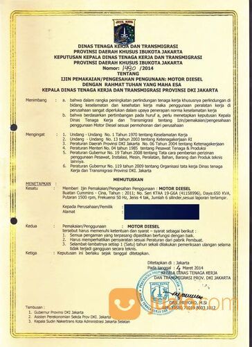 jasa Ijin Dan Sertifikasi Disnaker Provinsi Pasang Penangkal dan penyalur Petir