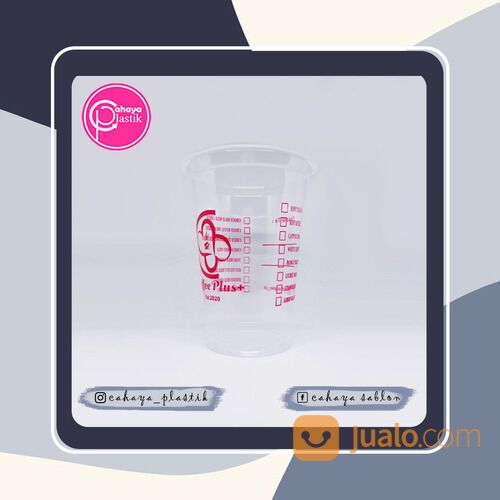 Sablon Gelas Plastik 14 oz 7 gram + Kemasan Minuman Kekinian + Gelas Plastik Minuman