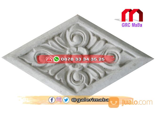 Ornamen Dinding Rumah Bunga