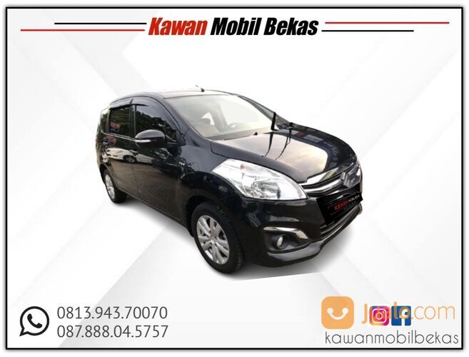 SUZUKI ERTIGA 1.4 GX AT 2017 HITAM kondisi mobil istimewa bergaransi dan dijamin siap pakai