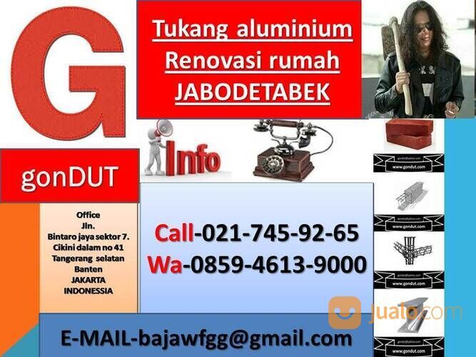pintu aluminium tangerang selatan