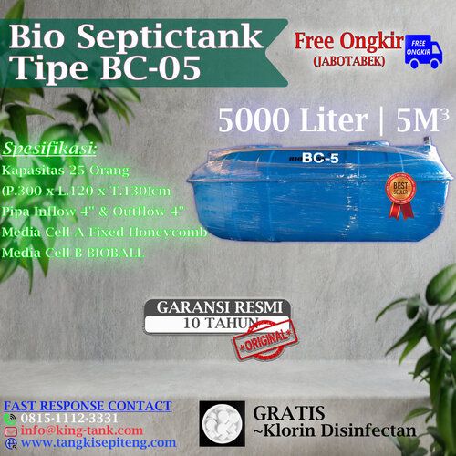 Tangki BIOTANK BIOTECH BIOFIL 5000 Liter / 5 m3