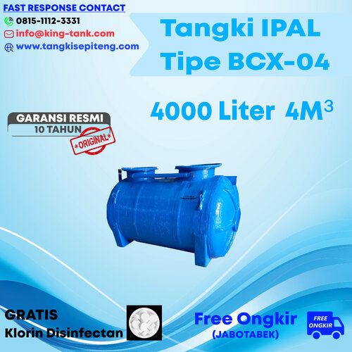 TANGKI STP BIOTECH IPAL 4000 Liter / 4m3