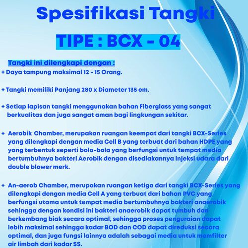 TANGKI STP BIOTECH IPAL 4000 Liter / 4m3