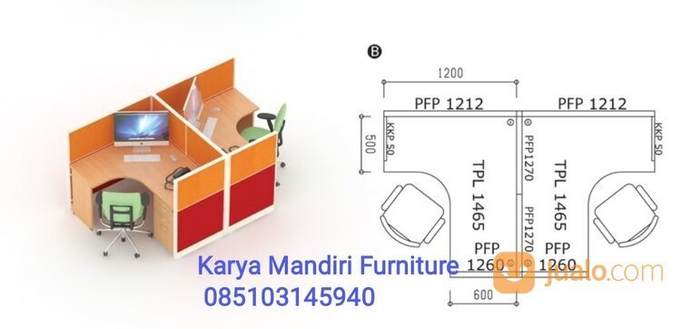 Partisi kantor uno 085103145940