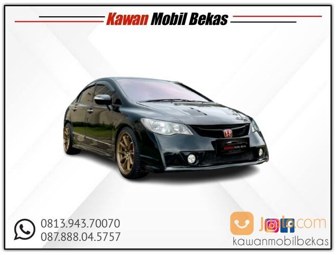 HONDA CIVIC 1.8 FD AT 2010 HITAM Kondisi mobil istimewa bergaransi dan dijamin siap pakai