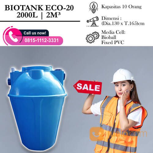 TANGKI BIOTECH BIOFIL BIOTANK 2000 Liter / 2m3