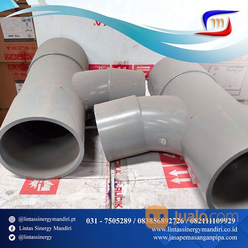 Fitting pipa pvc ready stok lengkap dengan jasa pemasangan