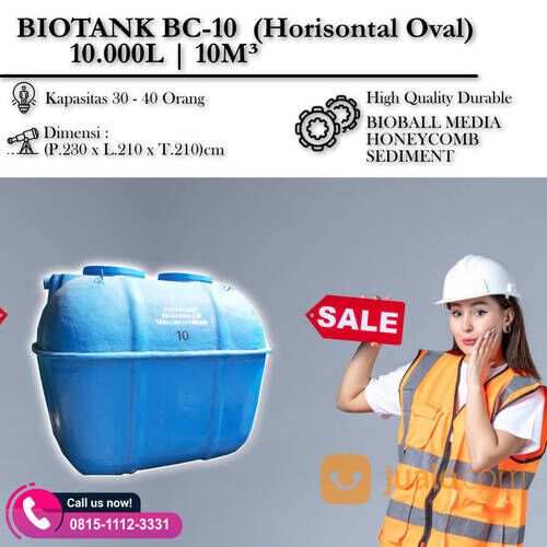 TANGKI BIOTANK BIOFIL BIOTECH 10000 Liter / 10 m3
