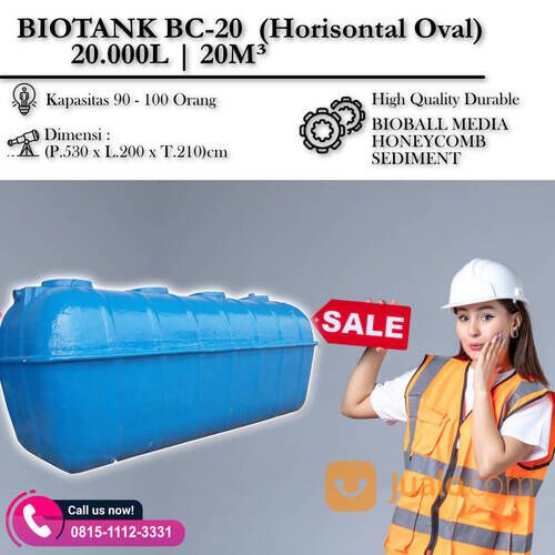 TANGKI BIOTANK BIOFIL BIOTECH 20000 Liter / 20 m3