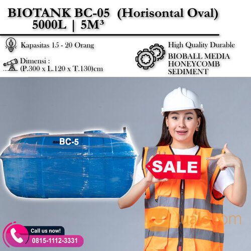 TANGKI BIOTECH BIOTANK BIOFIL 5000 Liter / 5 m3