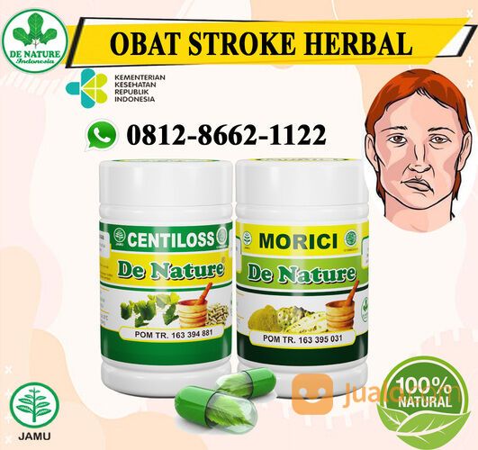Obat Stroke Struk Setruk Ringan Berat Herbal De Nature Centilos Morici