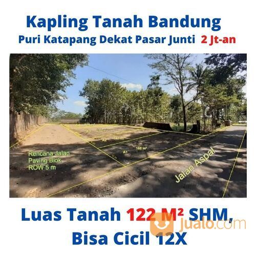 Dekat Pasar Junti Katapang Kavling 100-an M2 Cash Bertahap