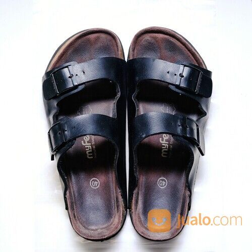 Sandal MyFeet F2 Classic Black Size 40 Original - Sendal Kesehatan Size 40