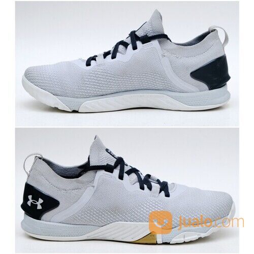 Under Armour TriBase Reign 3 Grey Size 40 Sepatu Gym Fitness Training Olahraga