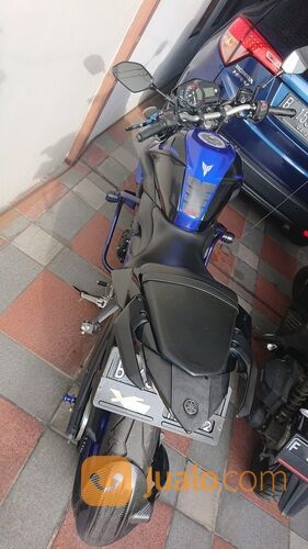 Motor Yamaha MT25 Des 2017 BiruHitam KM. rendah, gress spt baru tinggal pakai