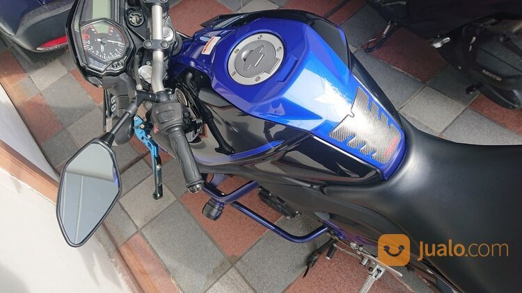 Motor Yamaha MT25 Des 2017 BiruHitam KM. rendah, gress spt baru tinggal pakai