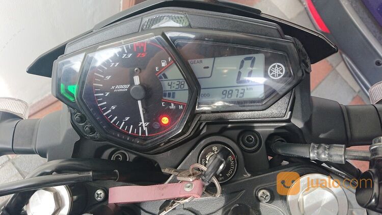 Motor Yamaha MT25 Des 2017 BiruHitam KM. rendah, gress spt baru tinggal pakai