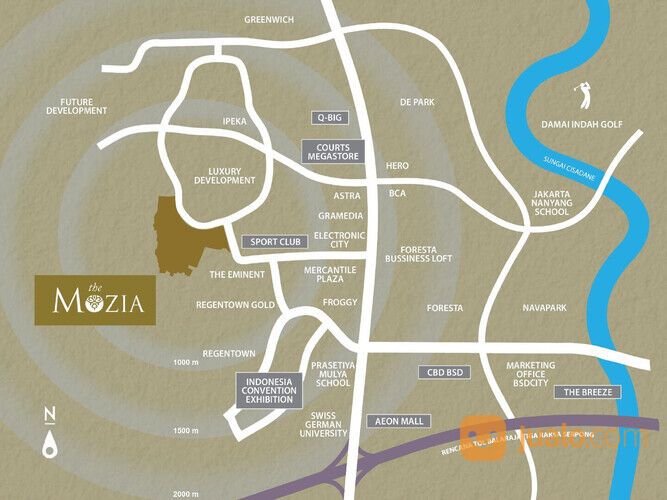 RUMAH MURAH CLUSTER AMARINE AT THE MOZIA BSD CITY (dekat ICE dan AEON MALL)