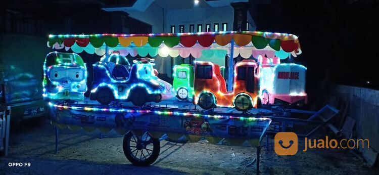 kereta mini wisata odong odong mobil - kereta kencana full aksesoris