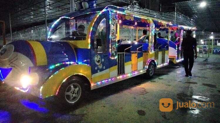 kereta panggung odong odong - kereta mini wisata kincir angin