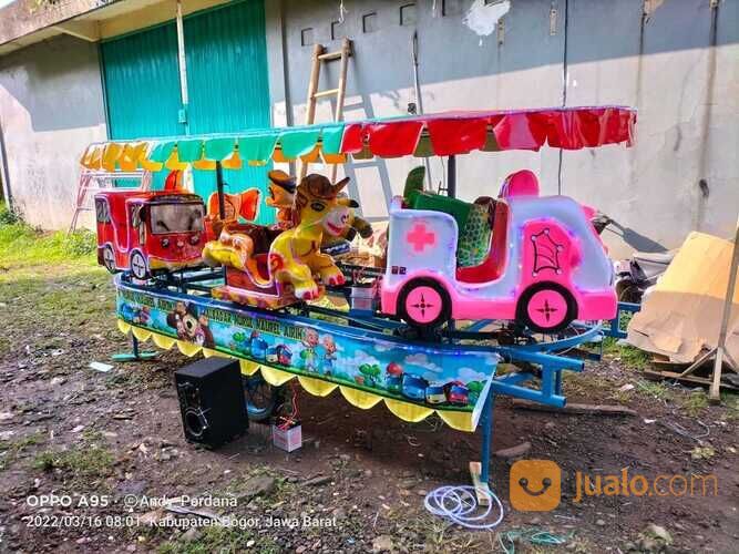 kereta panggung odong odong - kereta mini wisata kincir angin
