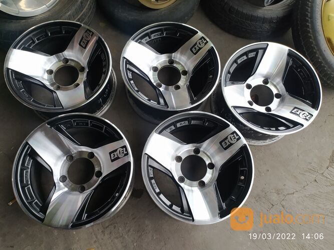 Velg Excel Rally Ring 15 Pcd 5x139.7 Lobang 5 Untuk Suzuki Katana Jimny
