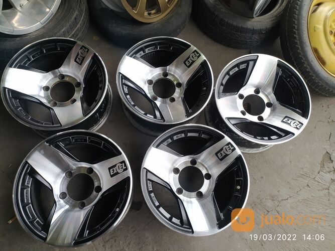 Velg Excel Rally Ring 15 Pcd 5x139.7 Lobang 5 Untuk Suzuki Katana Jimny