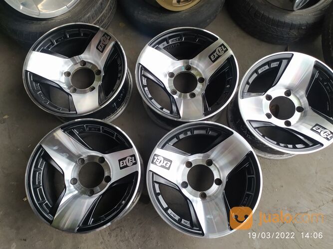 Velg Excel Rally Ring 15 Pcd 5x139.7 Lobang 5 Untuk Suzuki Katana Jimny