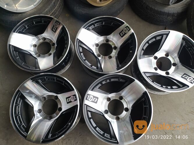 Velg Excel Rally Ring 15 Pcd 5x139.7 Lobang 5 Untuk Suzuki Katana Jimny