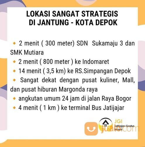 Perumahan Jatijajar Tapos Depok | JATIJAJAR GRAHA INSANI