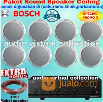 paket bosch ceiling speaker plafon 0606 lhm