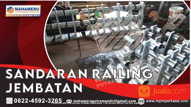 Produsen Railing Post Dari Baja - Sandaran Railing Jembatan