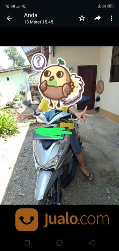 Motor honda beat deluxe cbs iss 2020 second like new