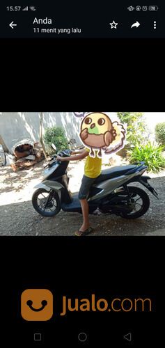 Motor honda beat deluxe cbs iss 2020 second like new