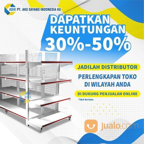 perlengkapan rak minimarket & rak toko murah kota palu