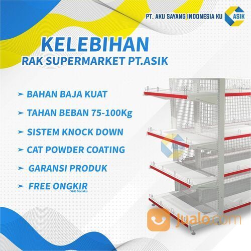 perlengkapan rak minimarket & rak toko murah kota palu